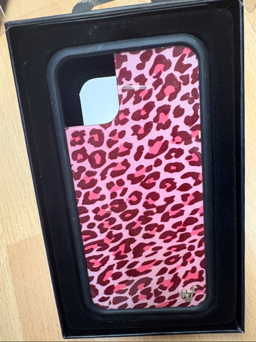 Wildflowers Pink Leopard Print iPhone 11 Case - Picture 2 of 3